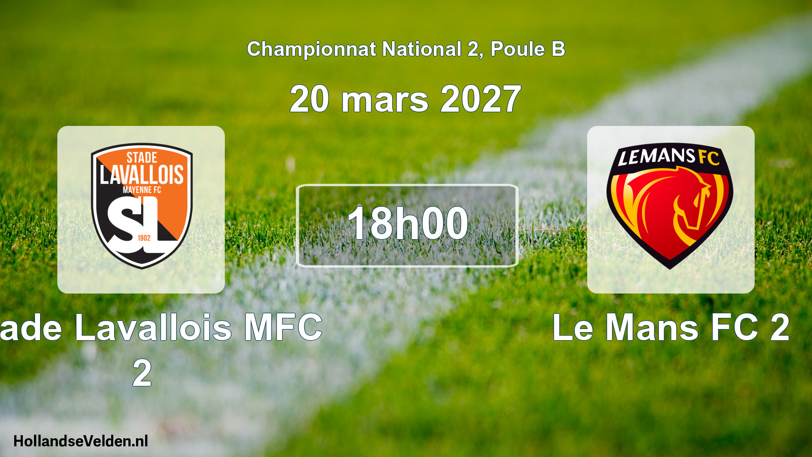 Scheduled Match: Stade Lavallois MFC 2 - Le Mans FC 2 (20 March 2027)