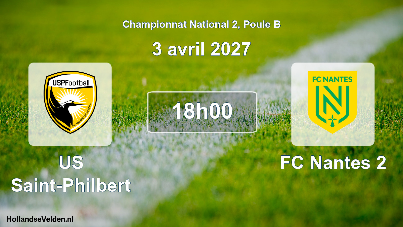 Scheduled Match: US Saint-Philbert - FC Nantes 2 (3 April 2027)