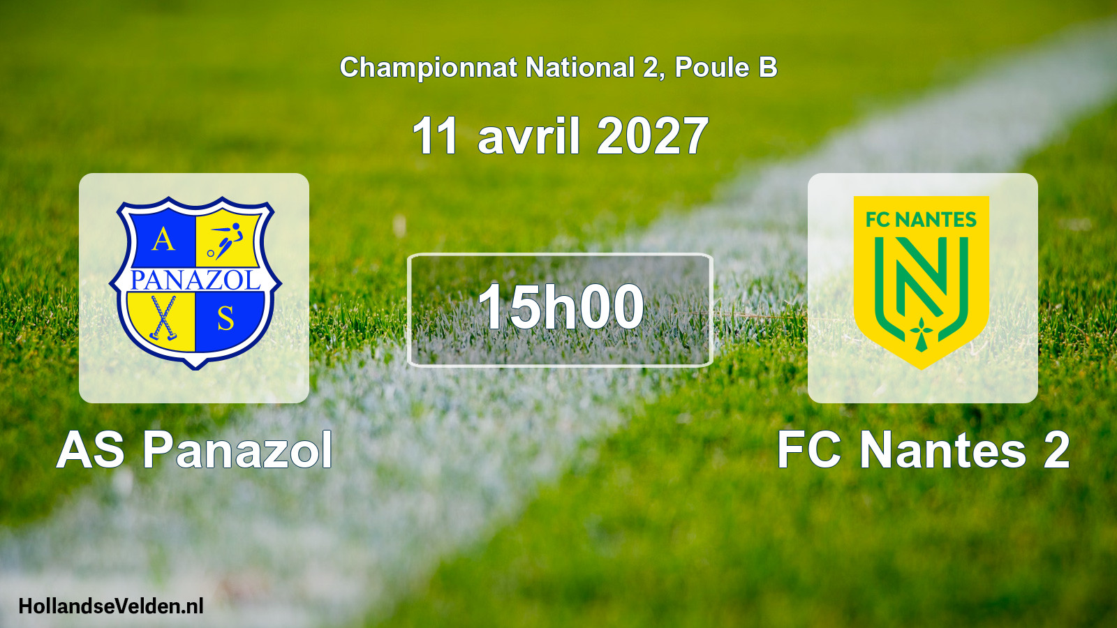 Scheduled Match: AS Panazol - FC Nantes 2 (11 April 2027)