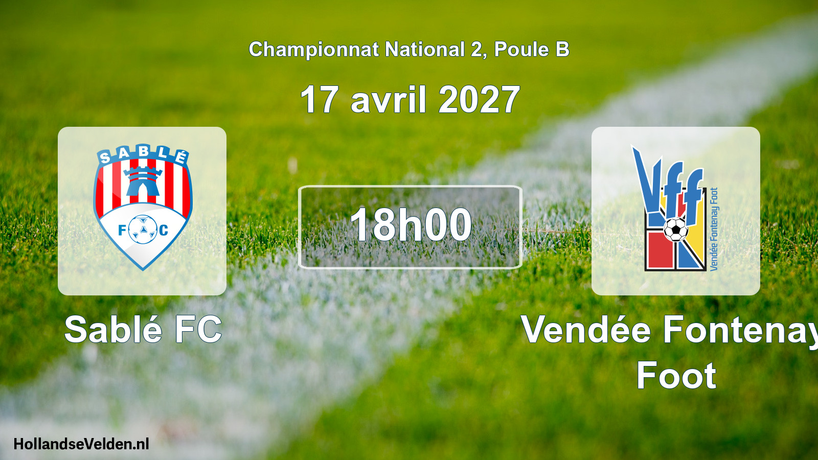 Scheduled Match: Sablé FC - Vendée Fontenay Foot (17 April 2027)