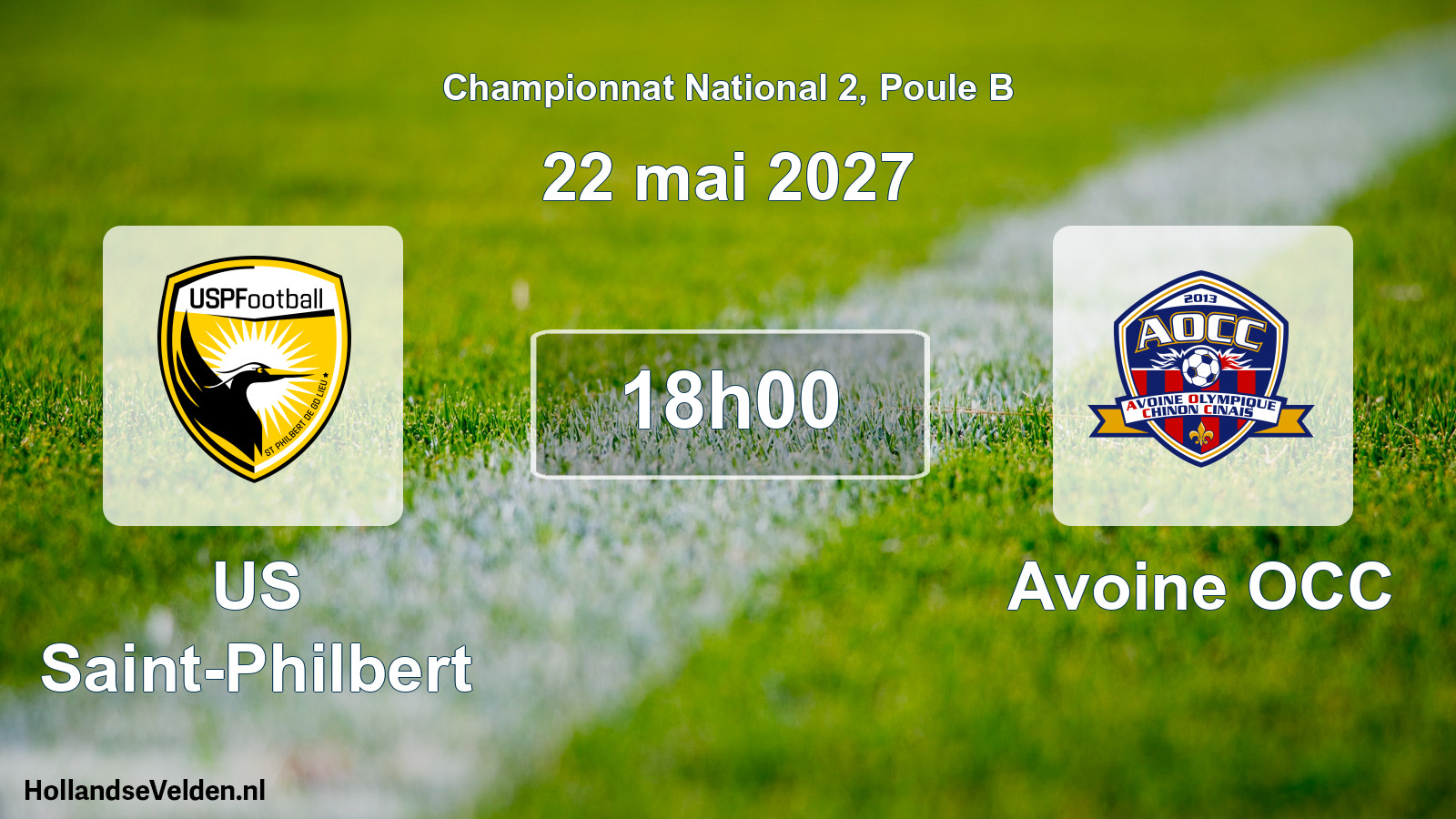 Match programmé: US Saint-Philbert - Avoine OCC (22 mai 2027)