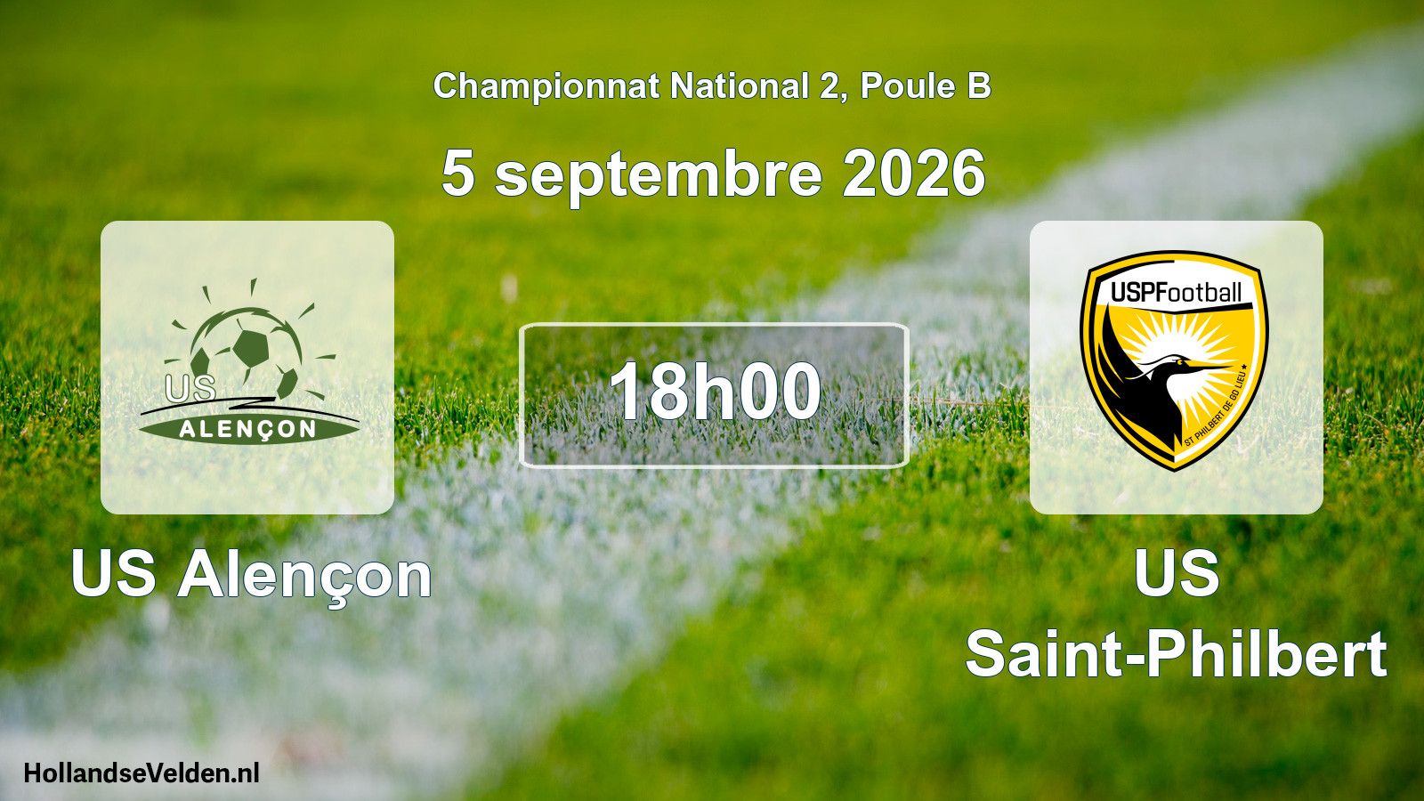 Scheduled Match: US Alençon - US Saint-Philbert (5 September 2026)