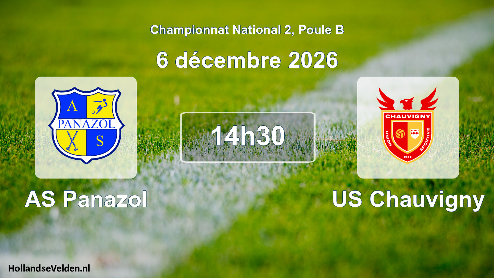 Scheduled Match: AS Panazol - US Chauvigny (6 December 2026)