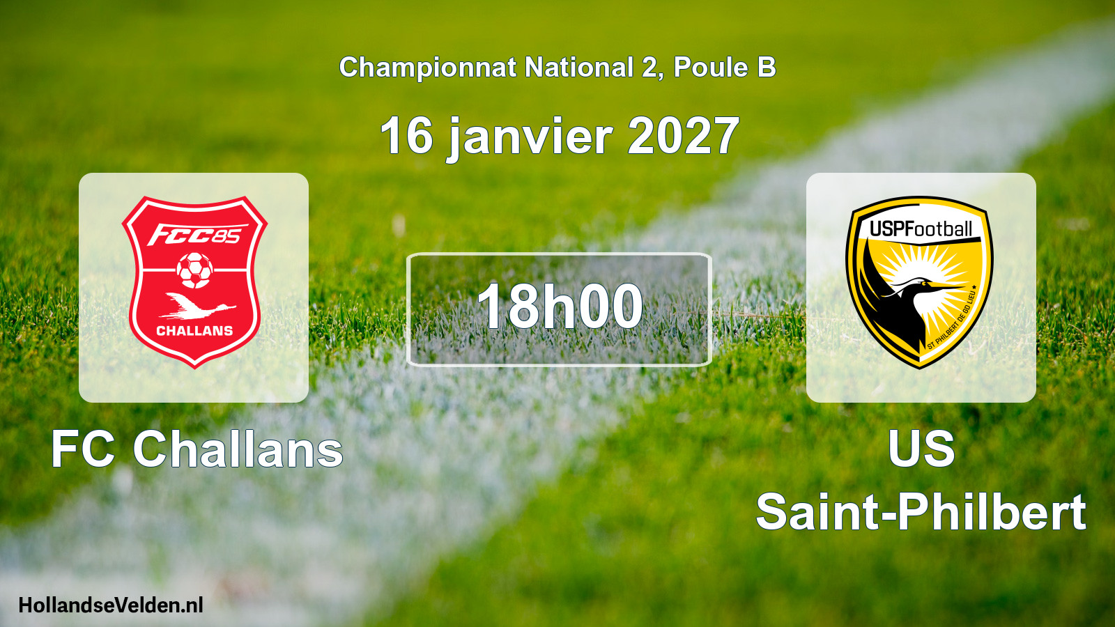 Scheduled Match: FC Challans - US Saint-Philbert (16 January 2027)