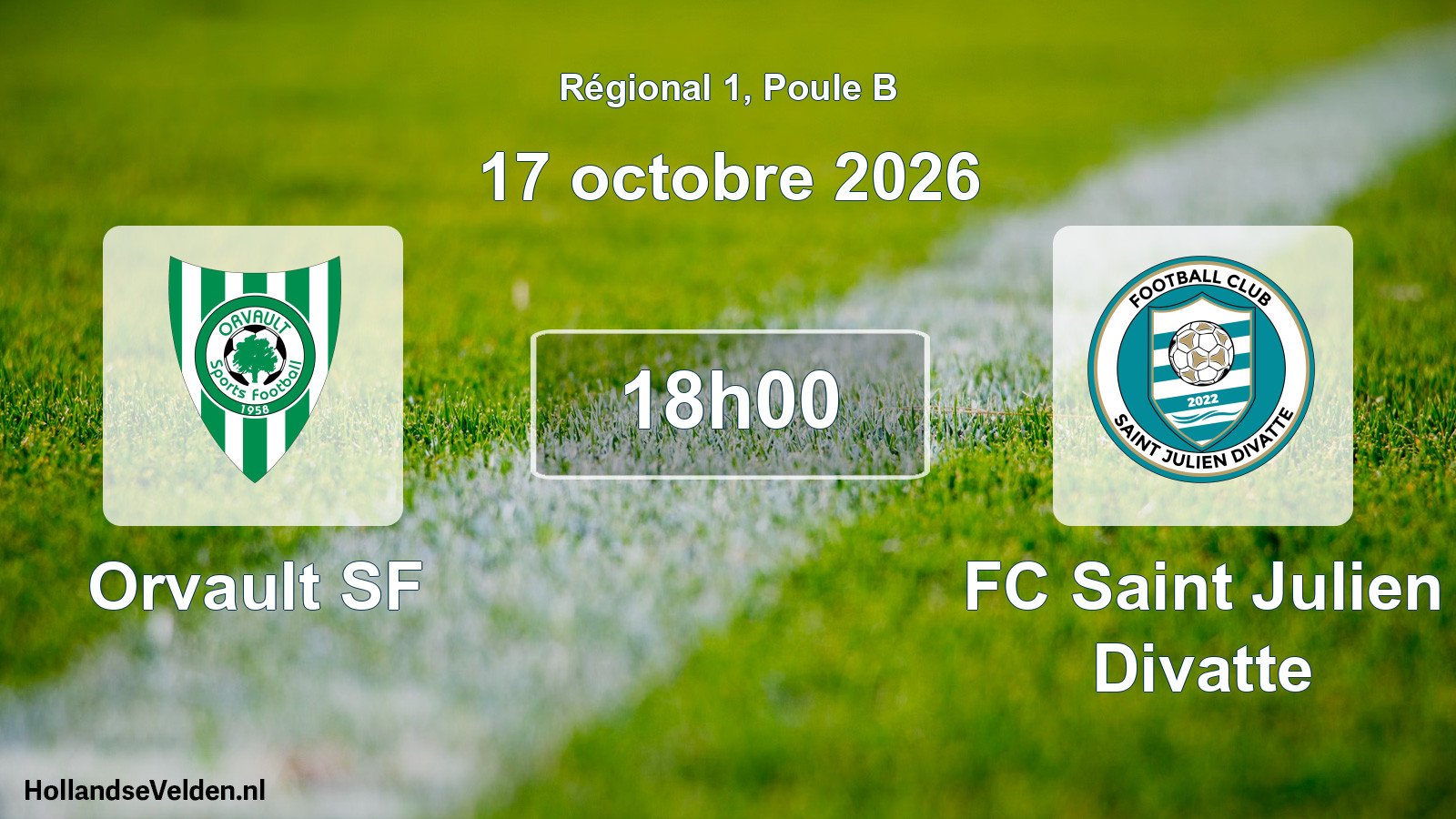 Scheduled Match: Orvault SF - FC Saint Julien Divatte (17 October 2026)