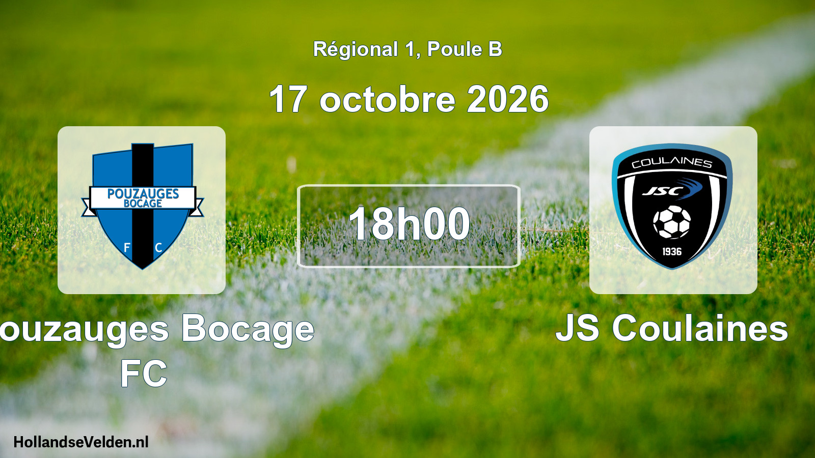 Scheduled Match: Pouzauges Bocage FC - JS Coulaines (17 October 2026)