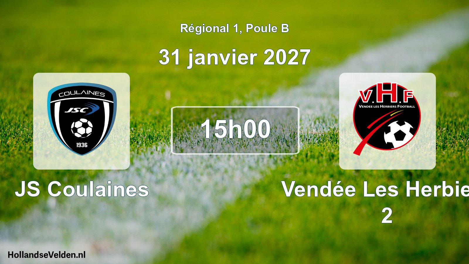 Scheduled Match: JS Coulaines - Vendée Les Herbiers 2 (31 January 2027)