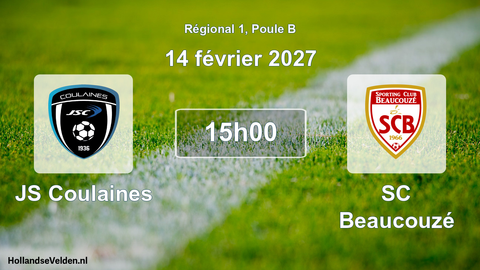 Scheduled Match: JS Coulaines - SC Beaucouzé (14 February 2027)