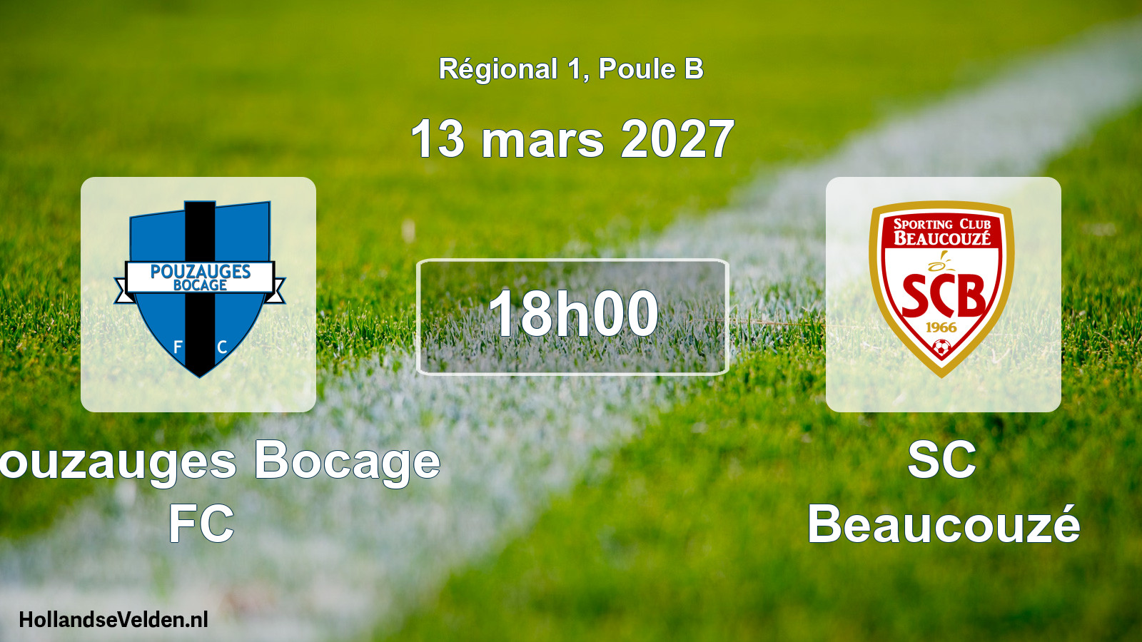 Scheduled Match: Pouzauges Bocage FC - SC Beaucouzé (13 March 2027)