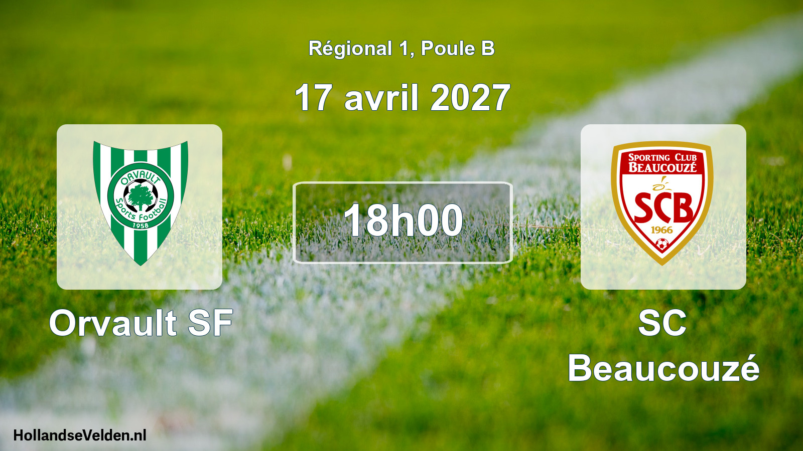 Scheduled Match: Orvault SF - SC Beaucouzé (17 April 2027)