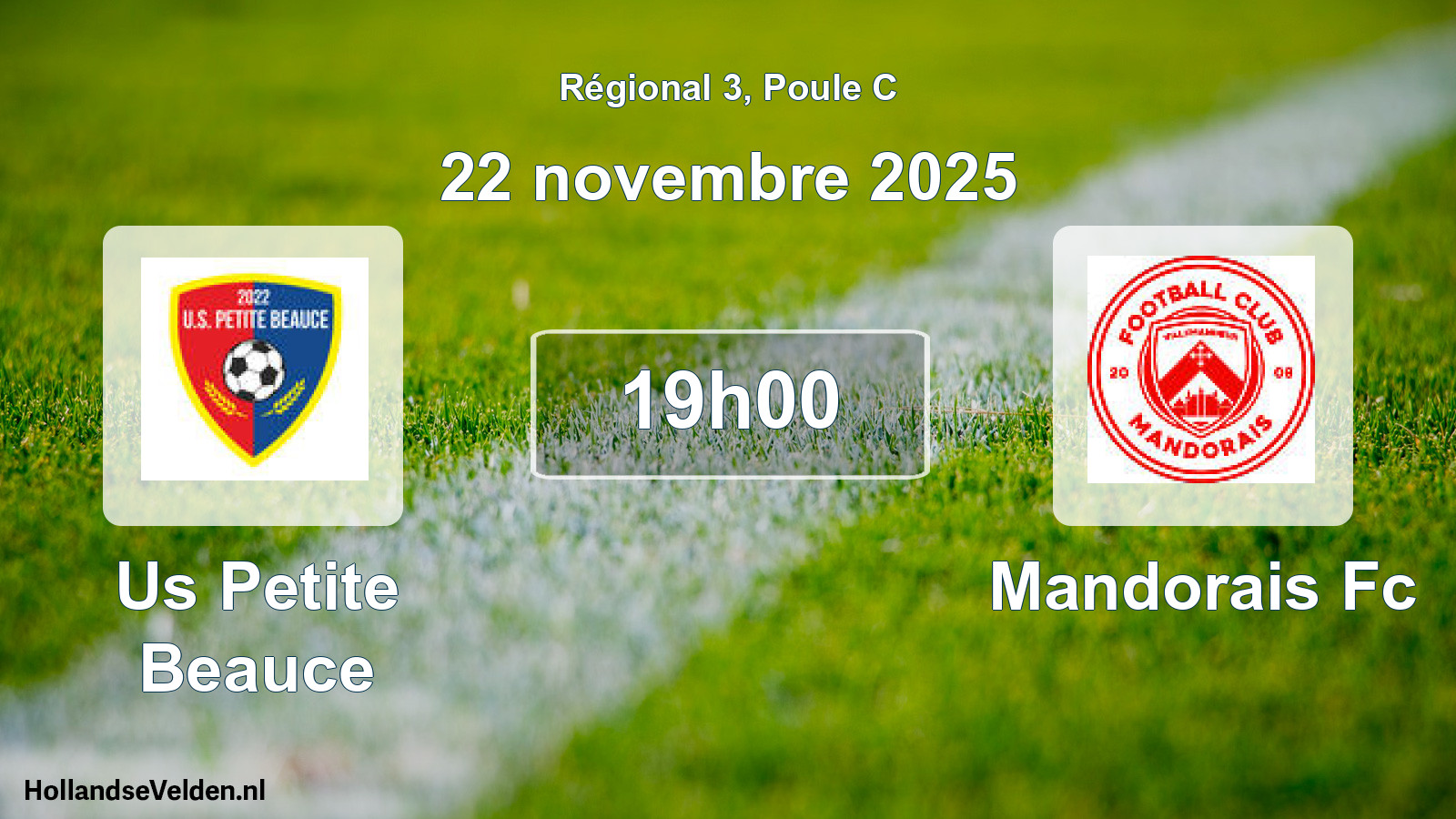 Scheduled Match: Us Petite Beauce - Mandorais Fc (22 November 2025)