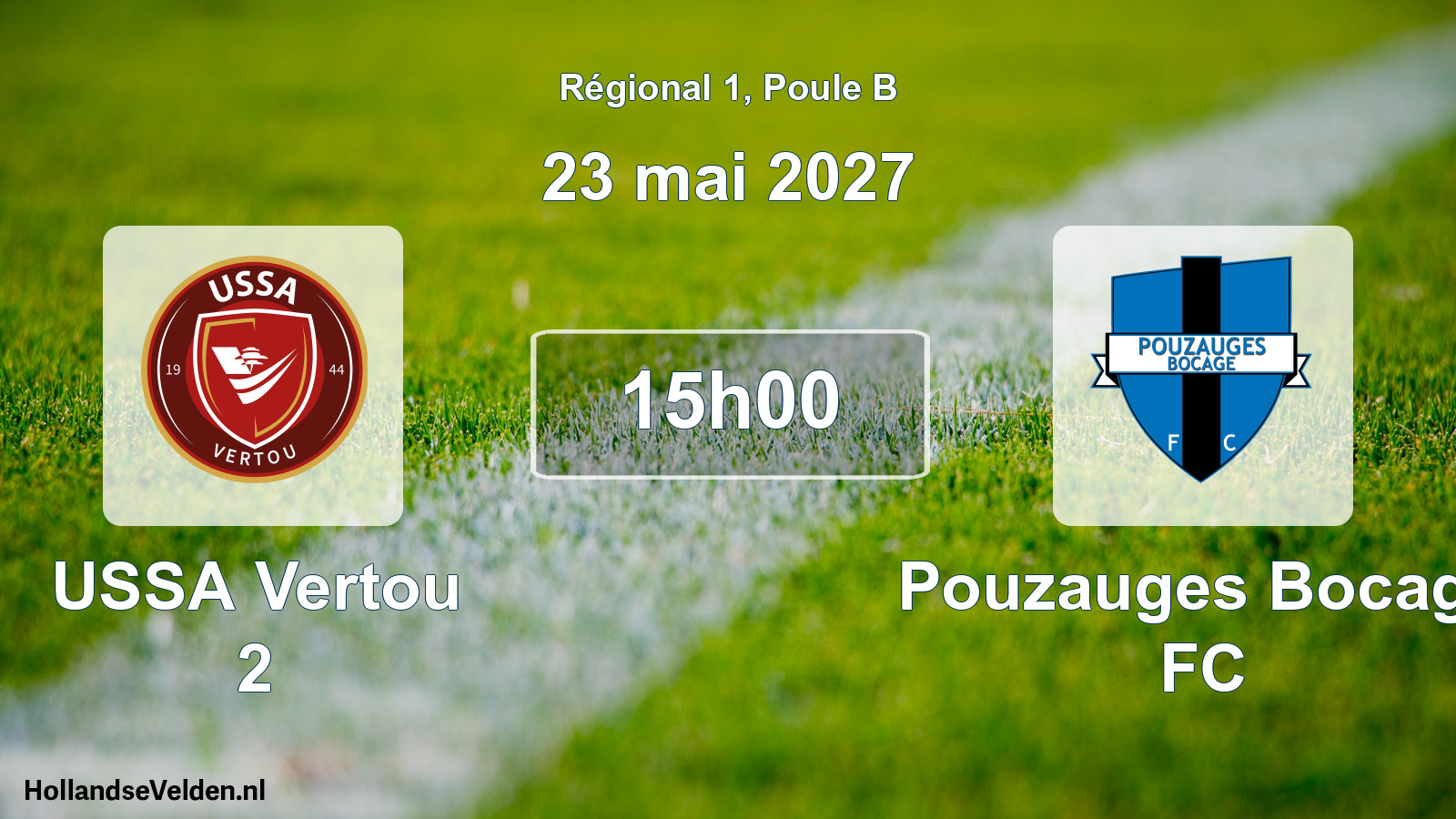 Scheduled Match: USSA Vertou 2 - Pouzauges Bocage FC (23 May 2027)