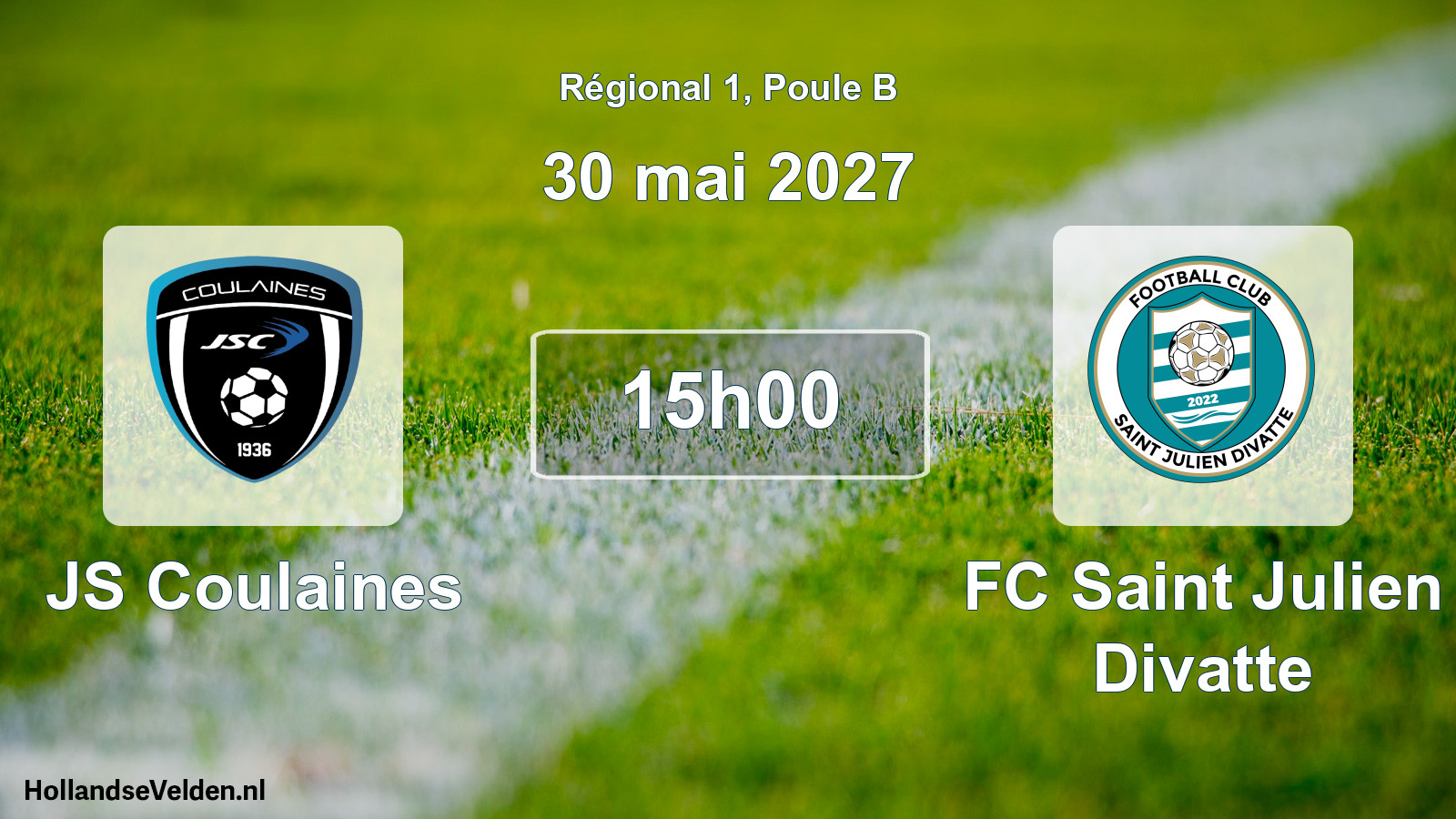 Scheduled Match: JS Coulaines - FC Saint Julien Divatte (30 May 2027)