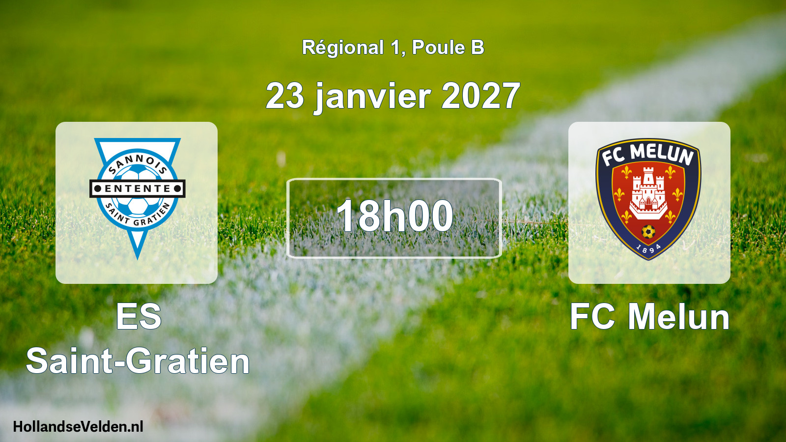 Scheduled Match: ES Saint-Gratien - FC Melun (23 January 2027)