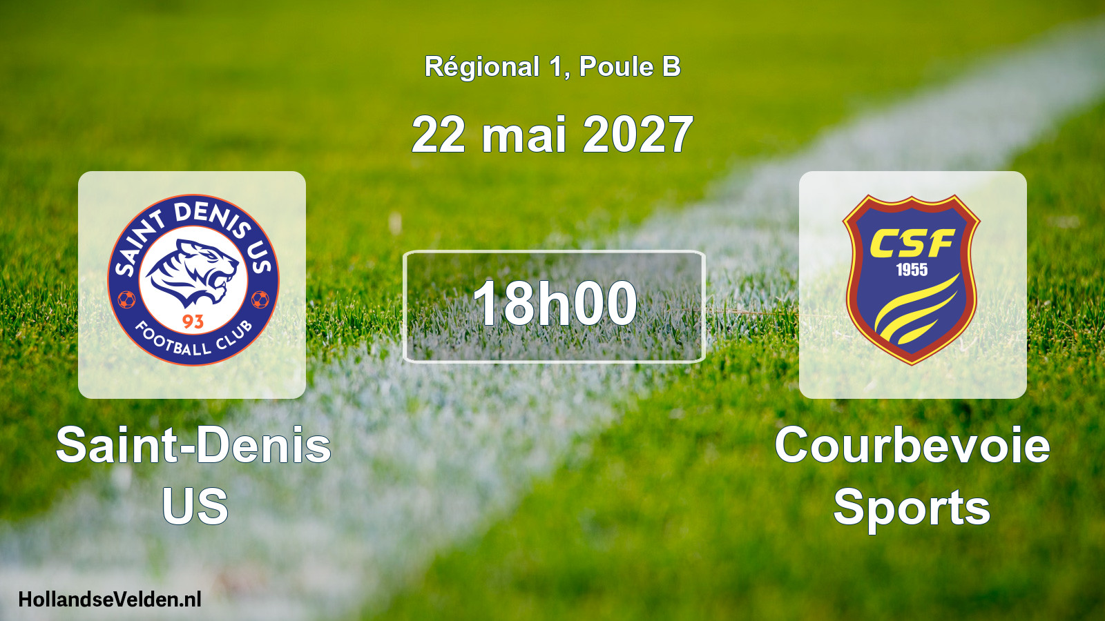 Scheduled Match: Saint-Denis US - Courbevoie Sports (22 May 2027)