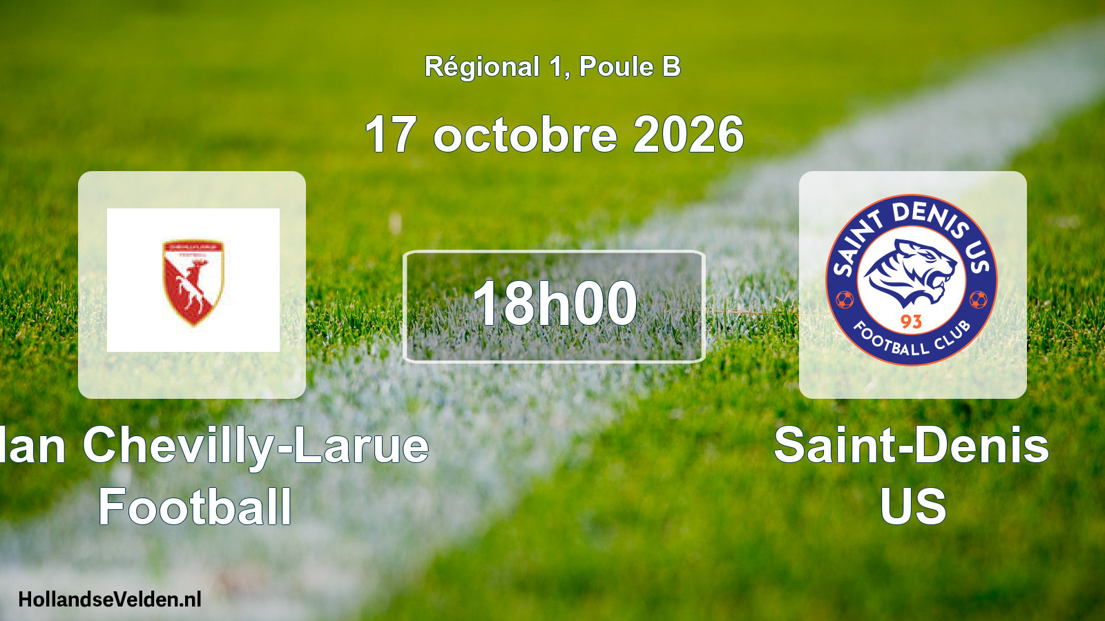 Scheduled Match: Elan Chevilly-Larue Football - Saint-Denis US (17 October 2026)