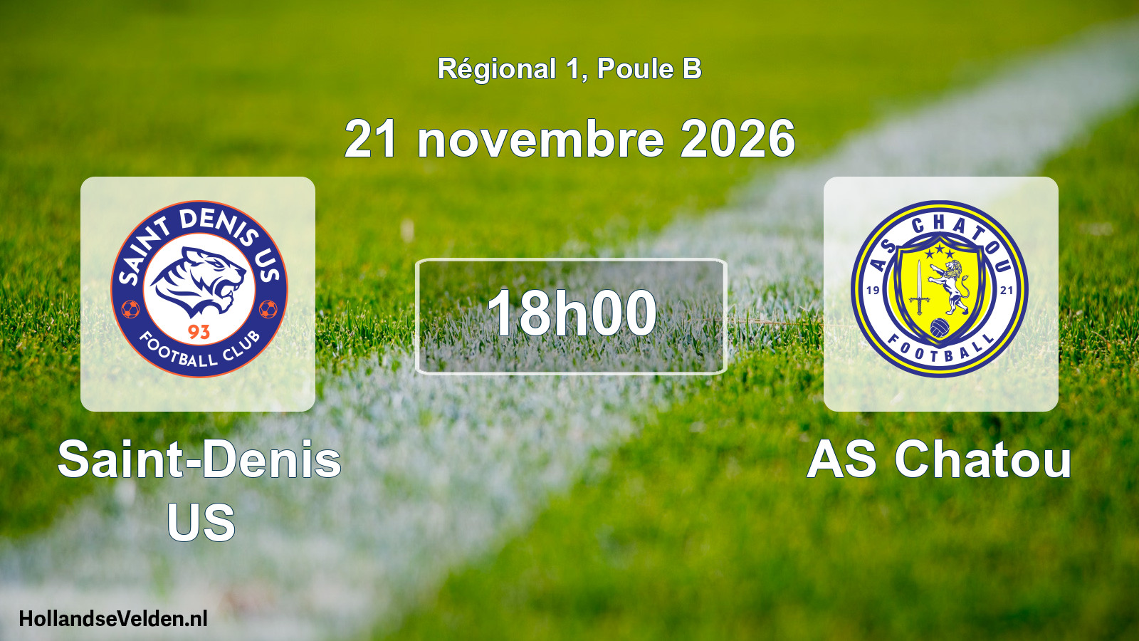 Scheduled Match: Saint-Denis US - AS Chatou (21 November 2026)