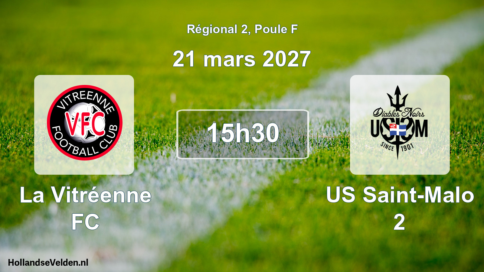 Scheduled Match: La Vitréenne FC - US Saint-Malo 2 (21 March 2027)