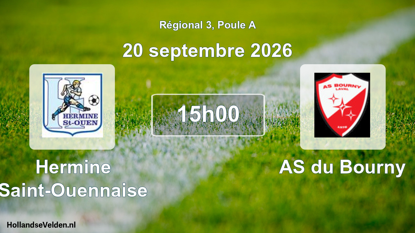 Scheduled Match: Hermine Saint-Ouennaise - AS du Bourny (20 September 2026)