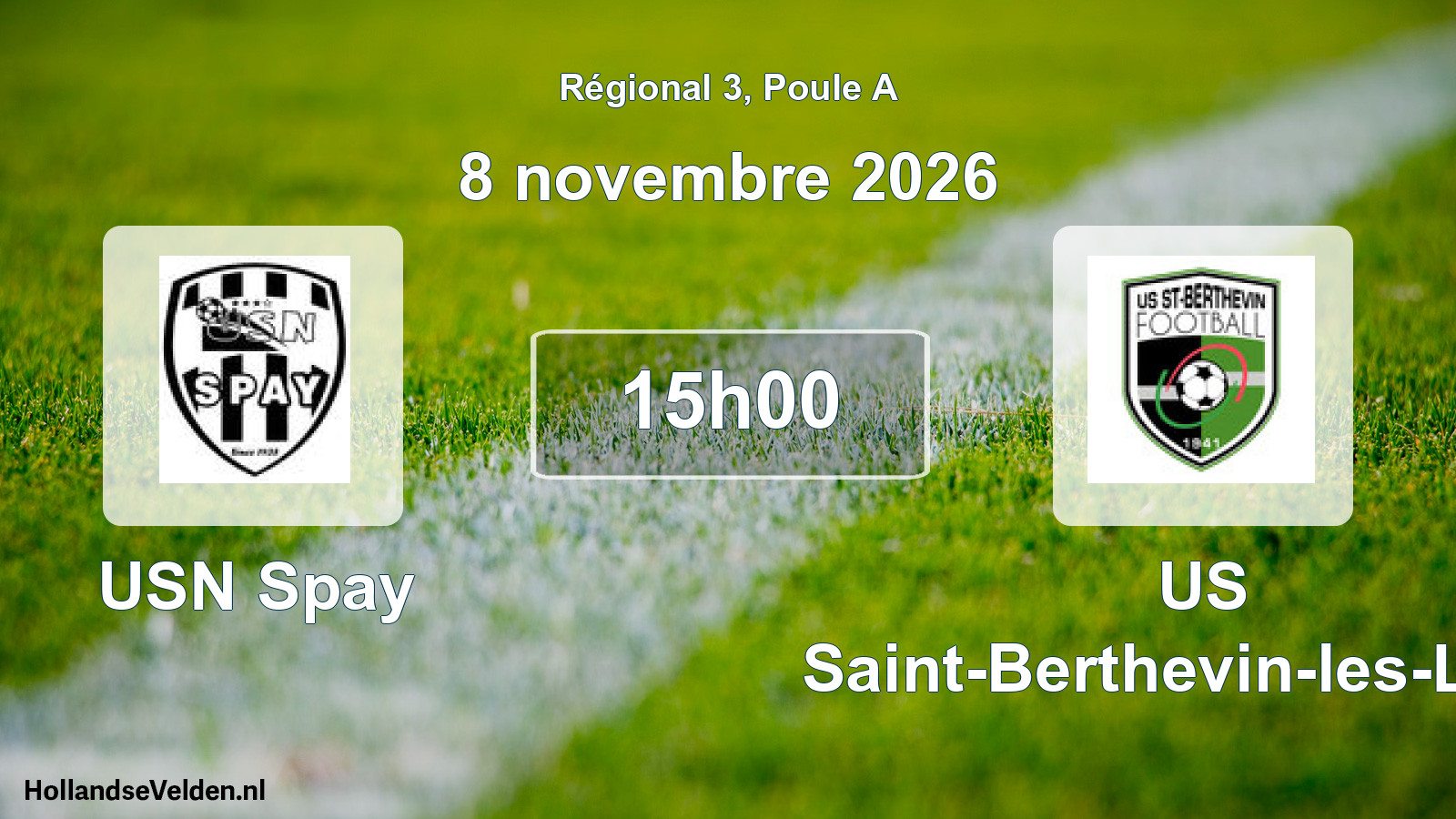 Scheduled Match: USN Spay - US Saint-Berthevin-les-Laval (8 November 2026)