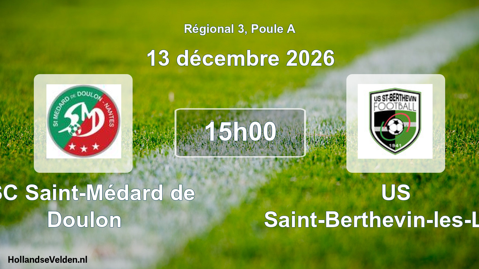 Scheduled Match: ASC Saint-Médard de Doulon - US Saint-Berthevin-les-Laval (13 December 2026)
