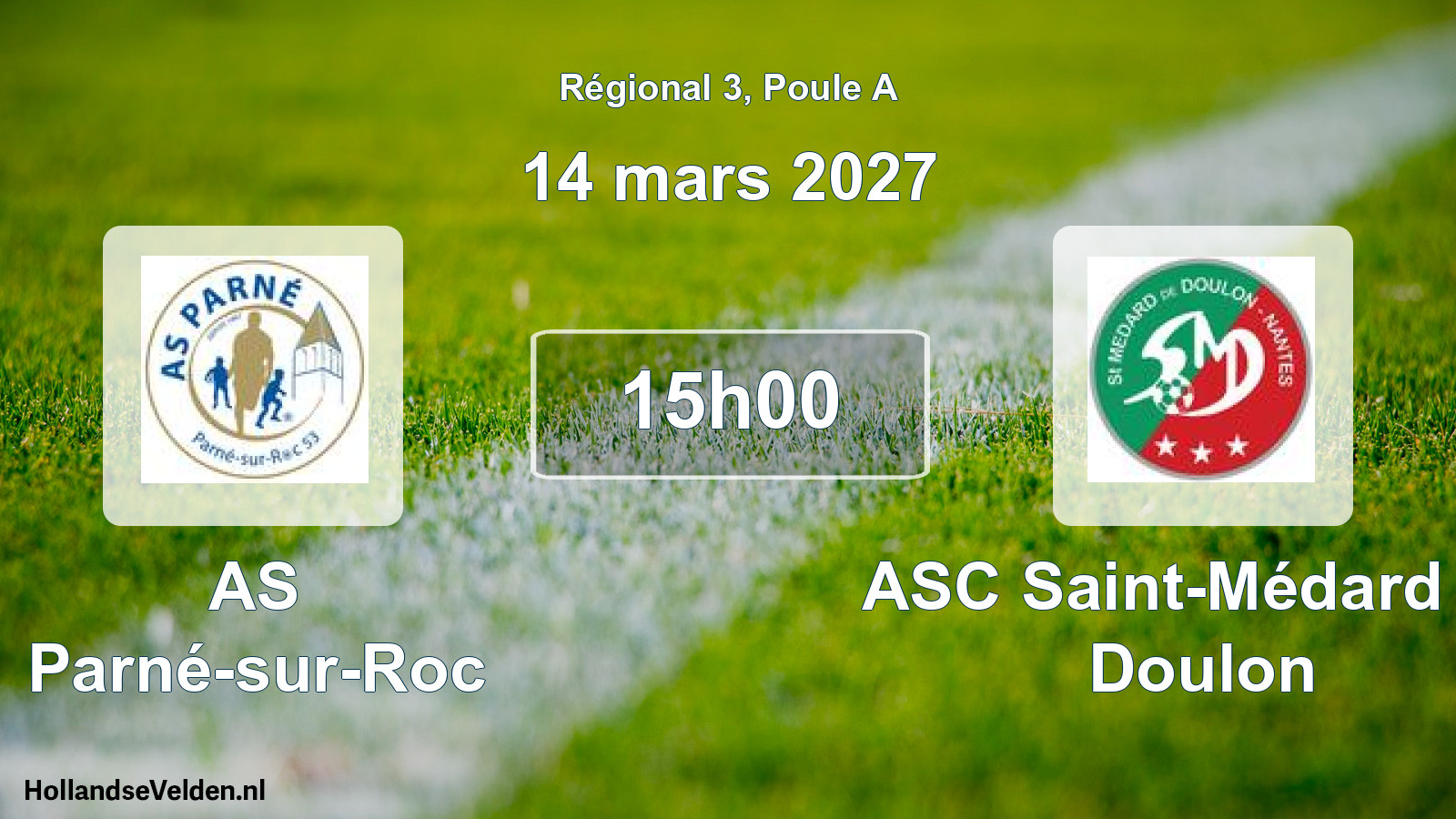 Scheduled Match: AS Parné-sur-Roc - ASC Saint-Médard de Doulon (14 March 2027)