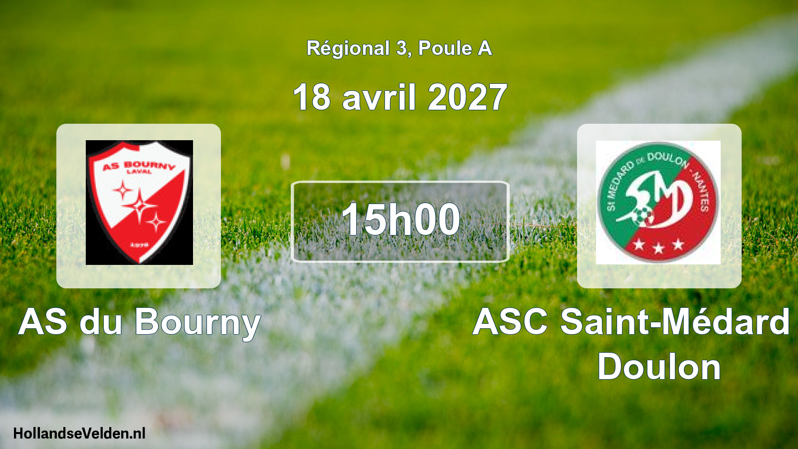 Scheduled Match: AS du Bourny - ASC Saint-Médard de Doulon (18 April 2027)
