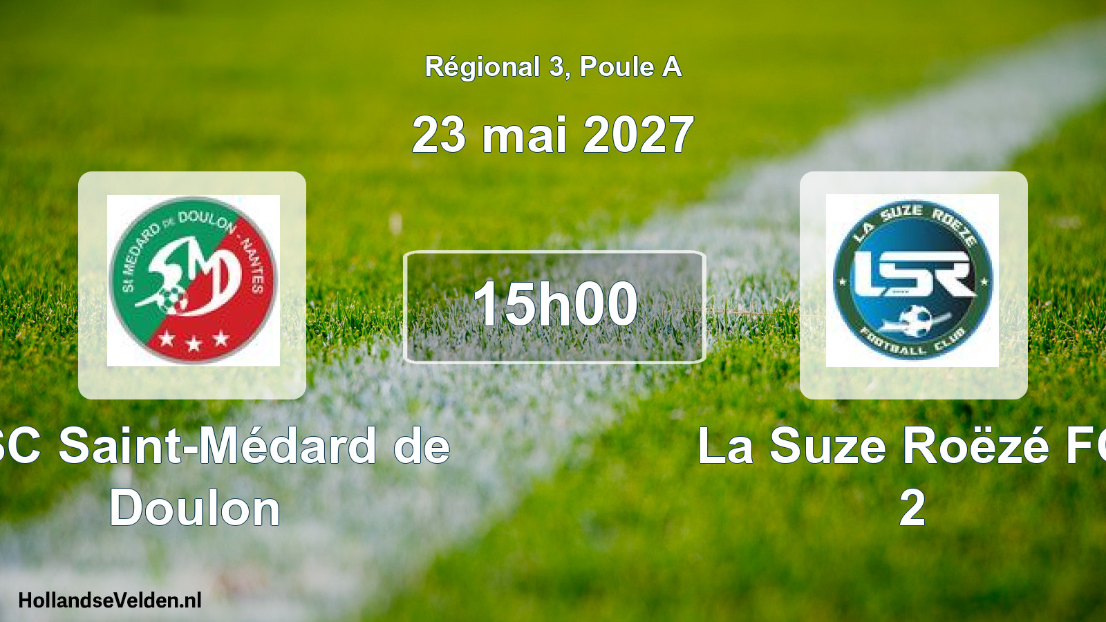 Scheduled Match: ASC Saint-Médard de Doulon - La Suze Roëzé FC 2 (23 May 2027)