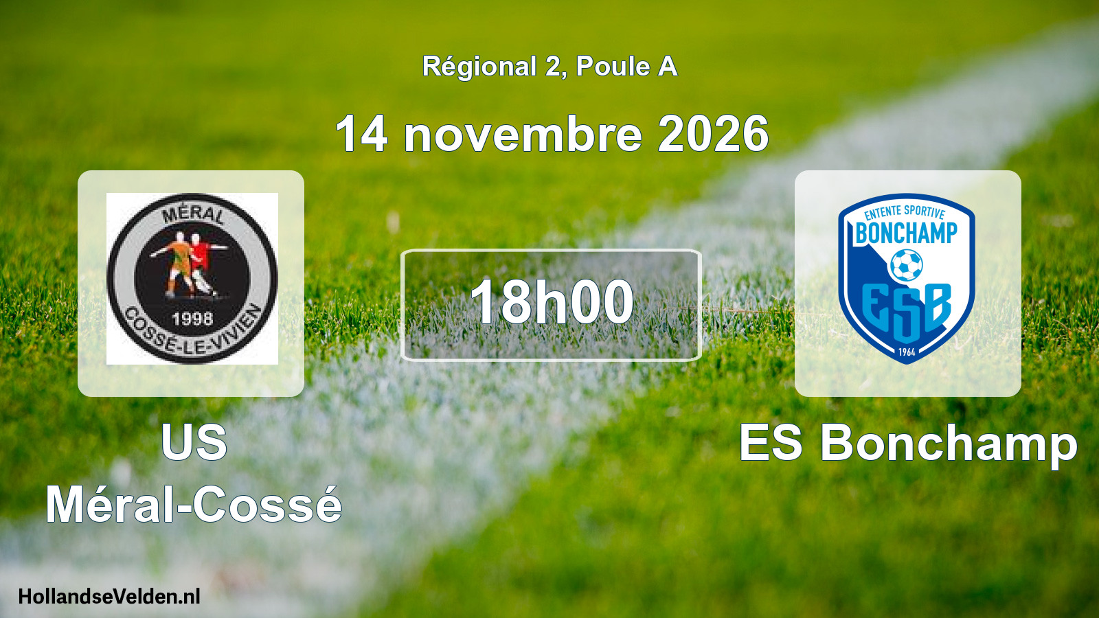 Scheduled Match: US Méral-Cossé - ES Bonchamp (14 November 2026)