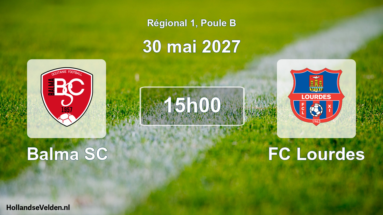 Match programmé: Balma SC - FC Lourdes (30 mai 2027)