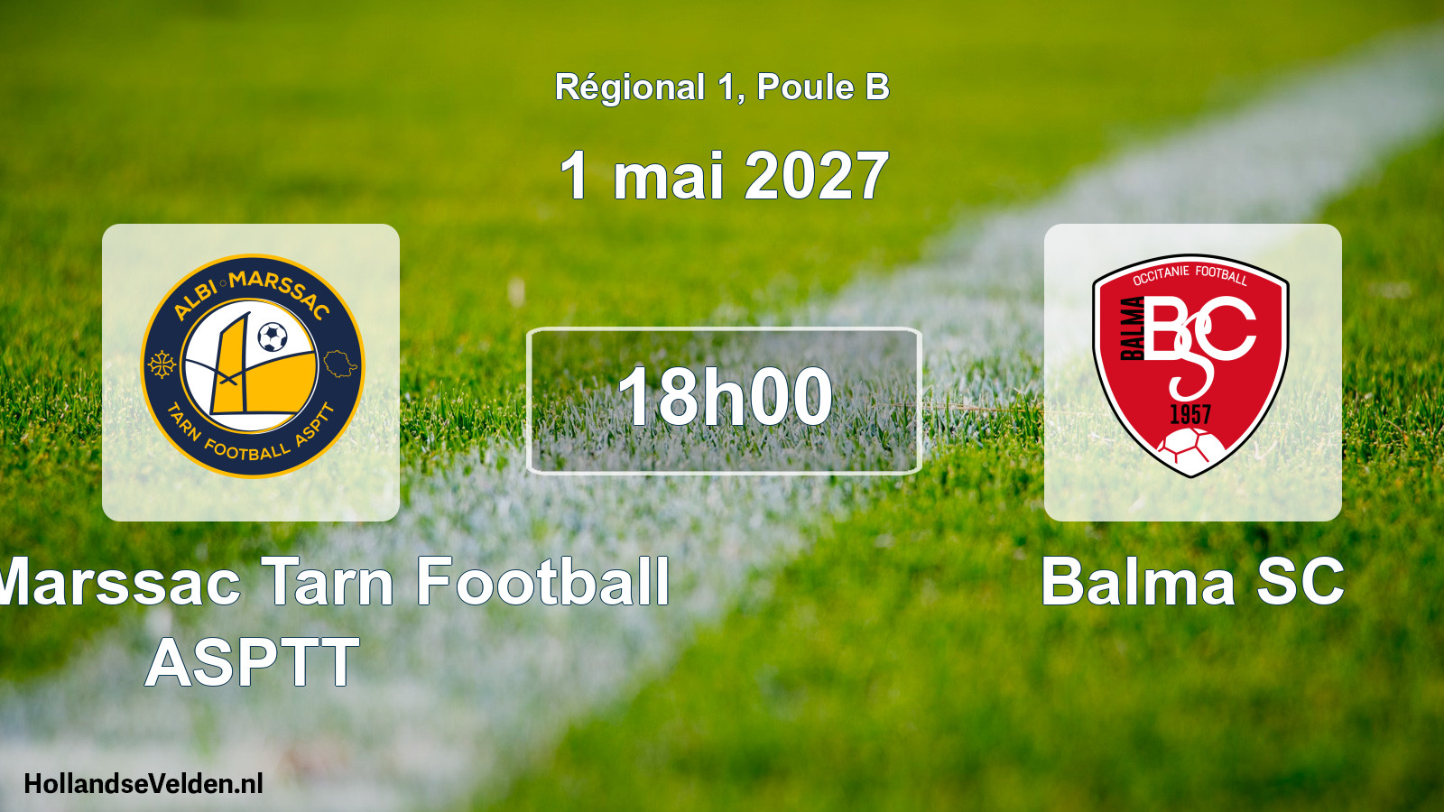 Match programmé: Albi Marssac Tarn Football ASPTT - Balma SC (1 mai 2027)