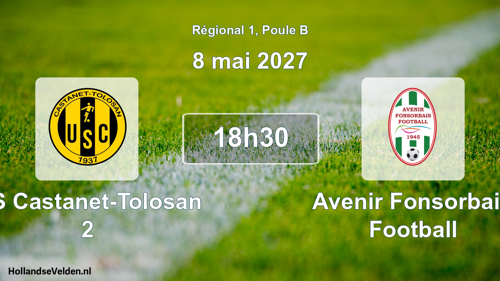 Match programmé: US Castanet-Tolosan 2 - Avenir Fonsorbais Football (8 mai 2027)