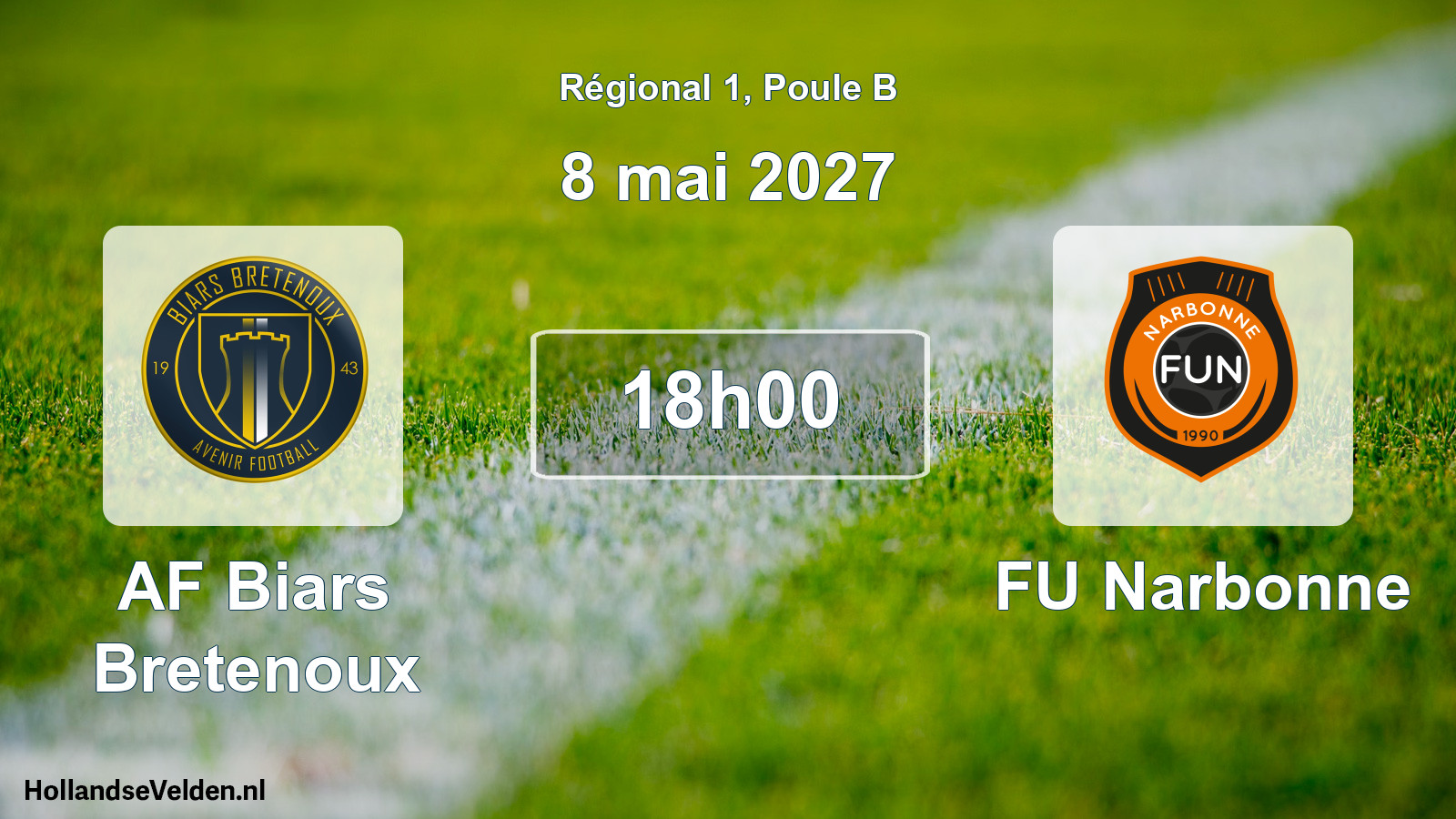 Match programmé: AF Biars Bretenoux - FU Narbonne (8 mai 2027)