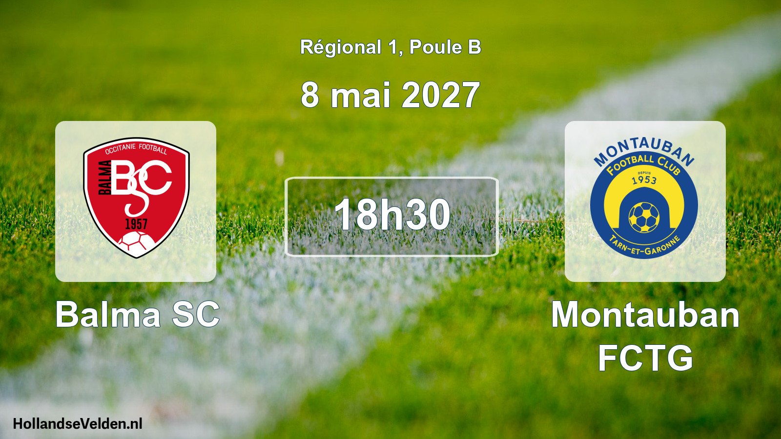 Match programmé: Balma SC - Montauban FCTG (8 mai 2027)