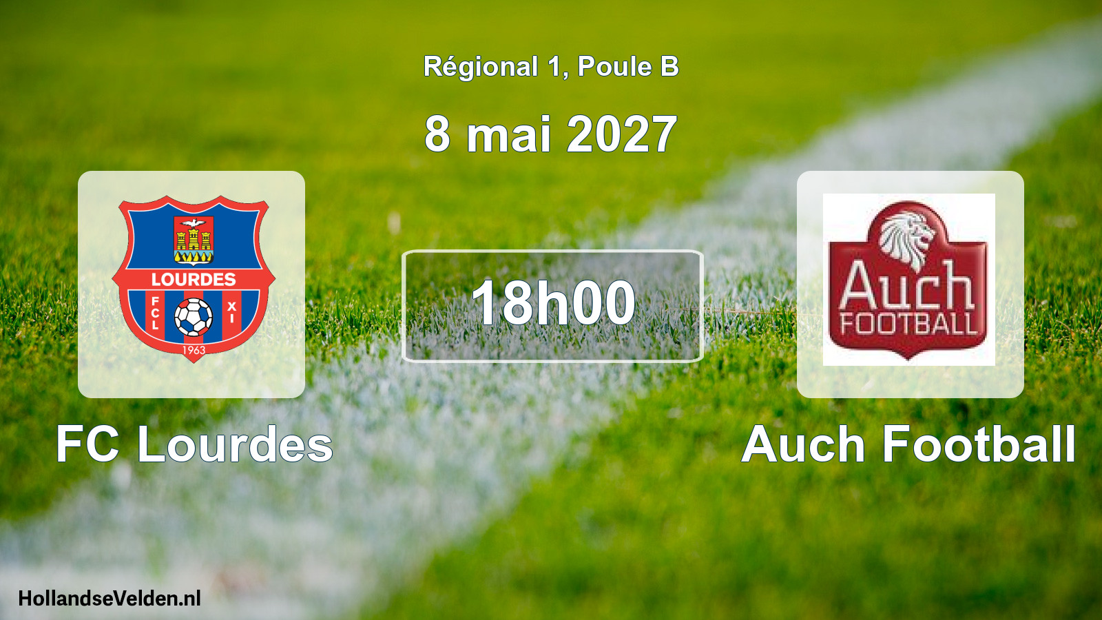 Match programmé: FC Lourdes - Auch Football (8 mai 2027)