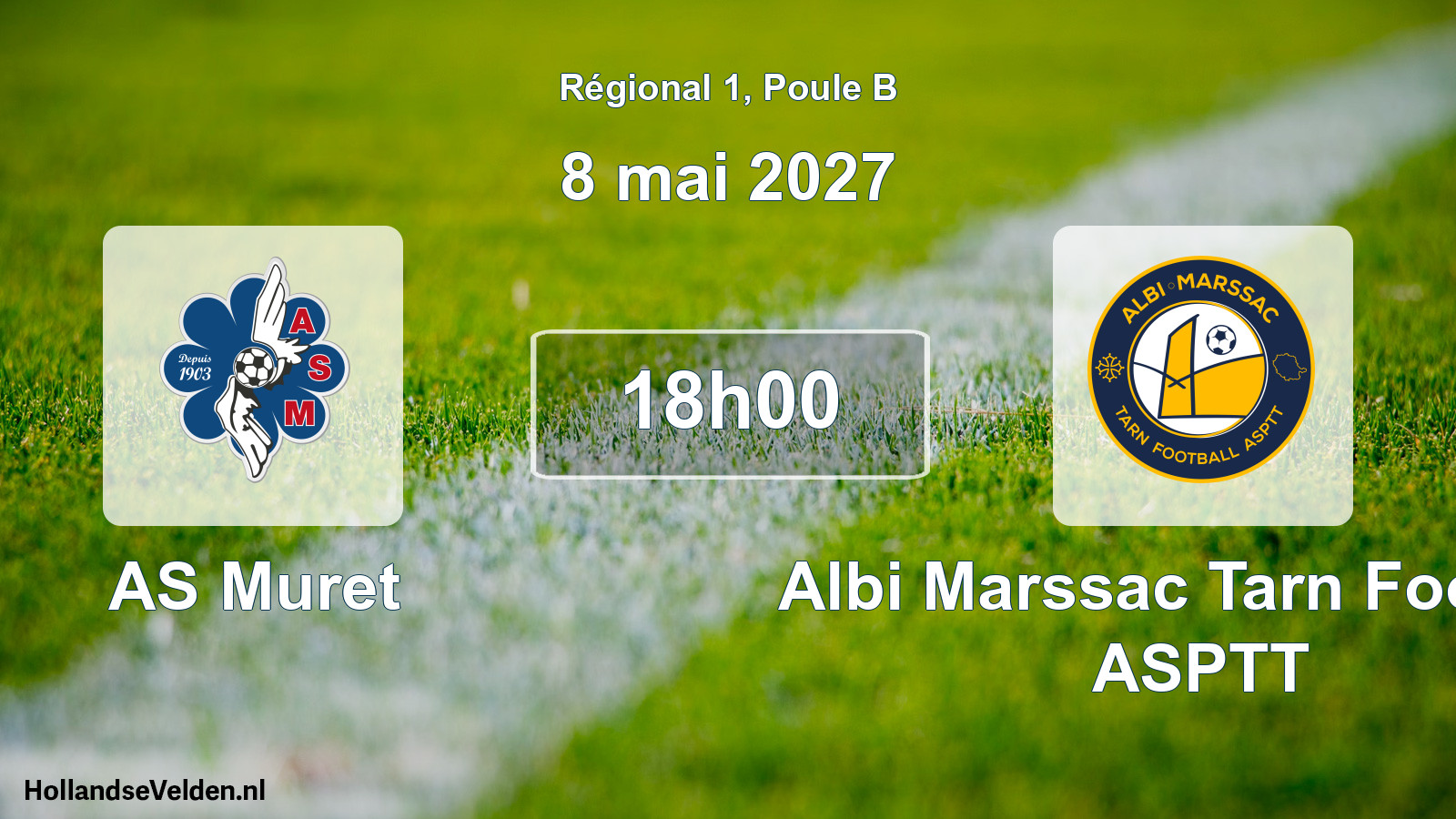 Match programmé: AS Muret - Albi Marssac Tarn Football ASPTT (8 mai 2027)
