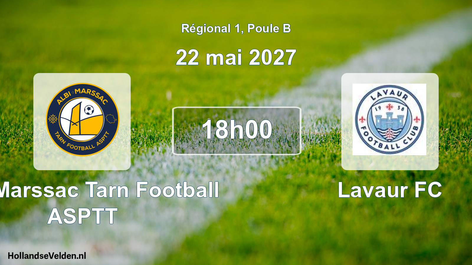 Match programmé: Albi Marssac Tarn Football ASPTT - Lavaur FC (22 mai 2027)
