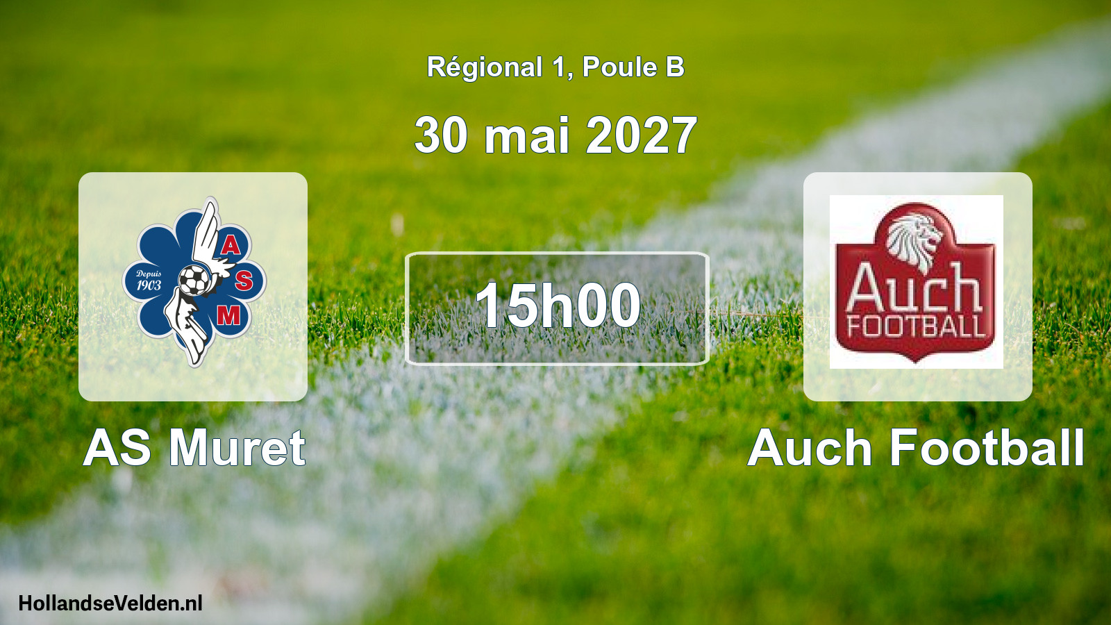 Match programmé: AS Muret - Auch Football (30 mai 2027)