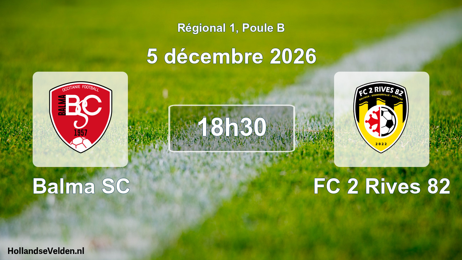Scheduled Match: Balma SC - FC 2 Rives 82 (5 December 2026)
