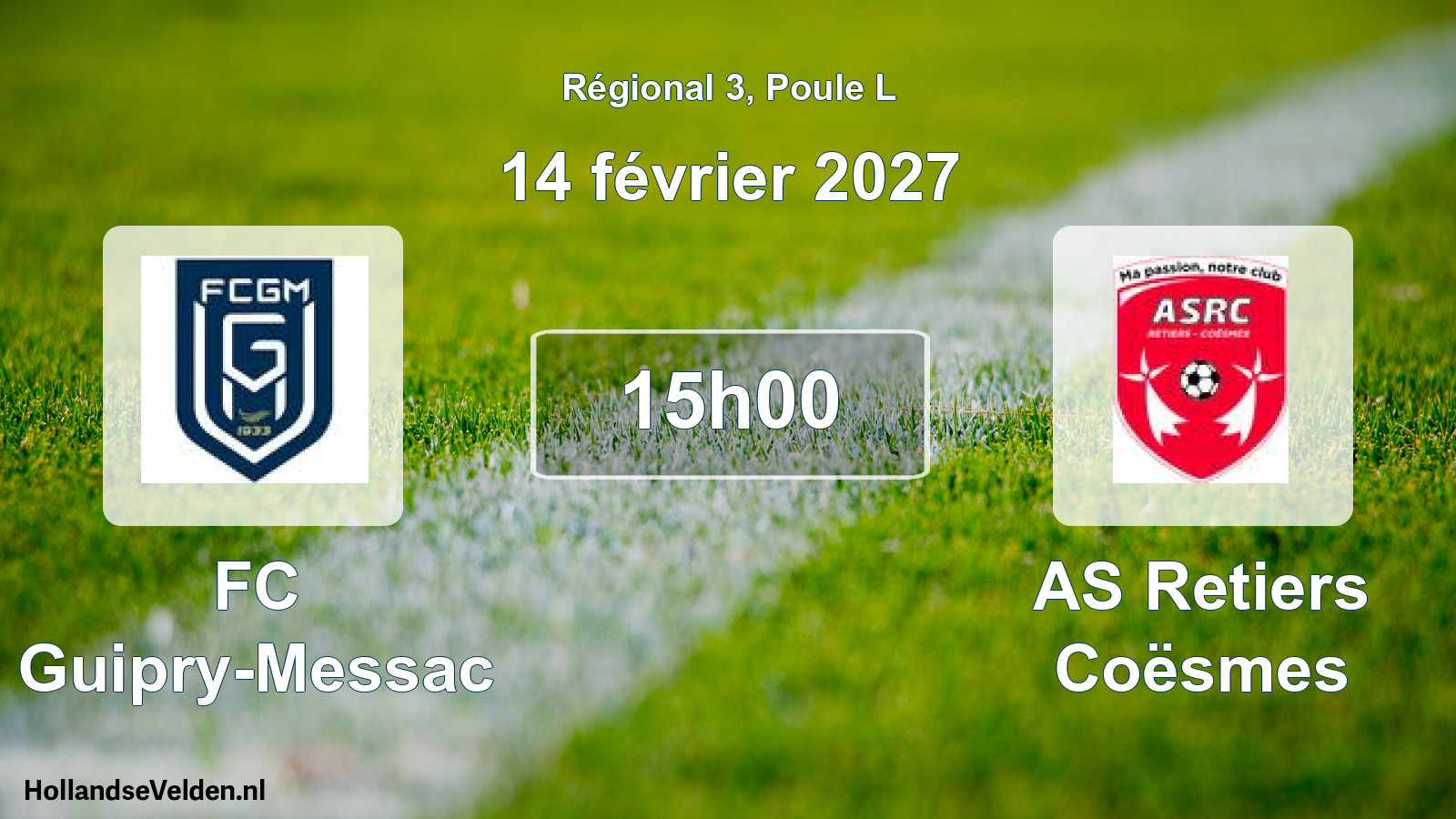 Scheduled Match: FC Guipry-Messac - AS Retiers Coësmes (14 February 2027)