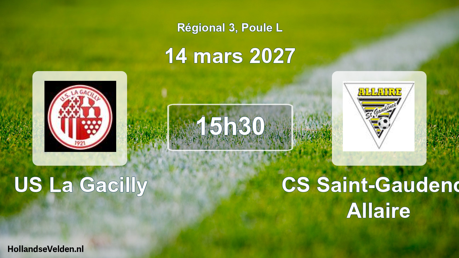 Scheduled Match: US La Gacilly - CS Saint-Gaudence Allaire (14 March 2027)