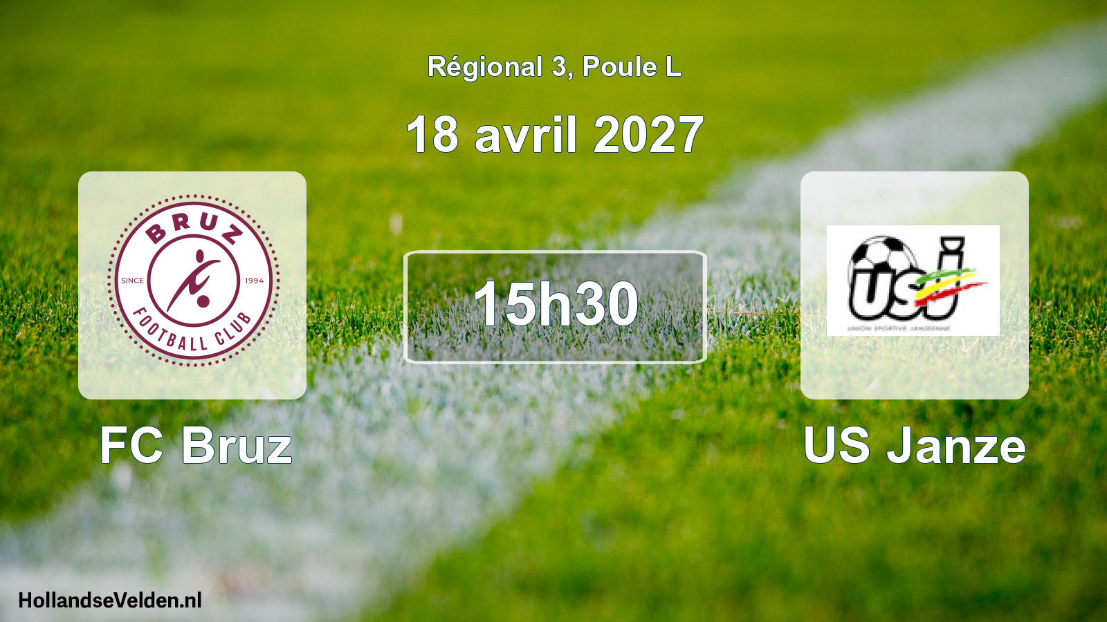 Scheduled Match: FC Bruz - US Janze (18 April 2027)
