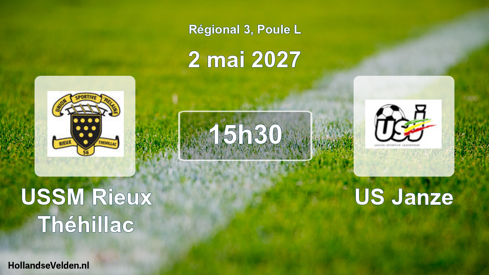 Scheduled Match: USSM Rieux Théhillac - US Janze (2 May 2027)