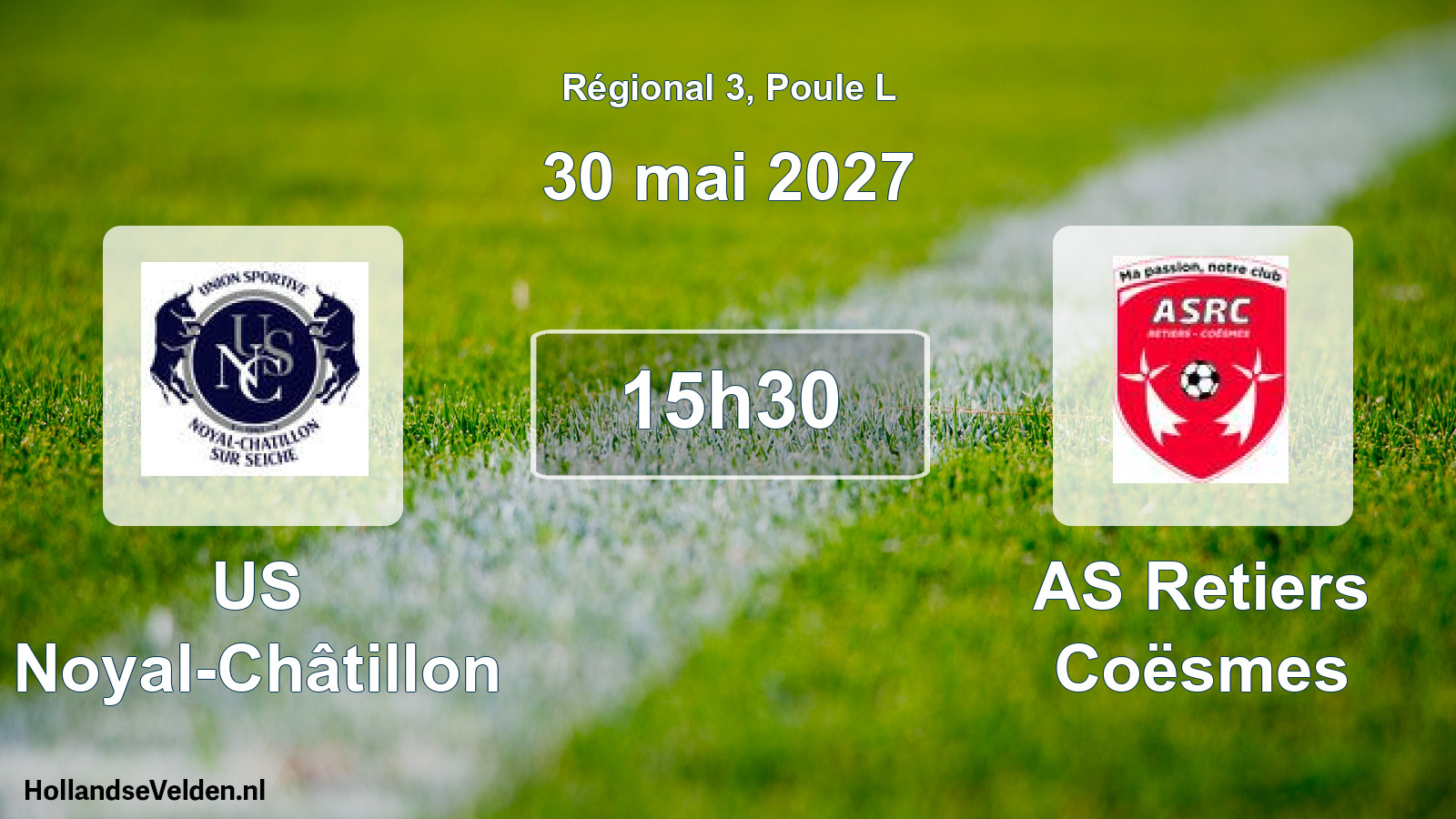 Scheduled Match: US Noyal-Châtillon - AS Retiers Coësmes (30 May 2027)