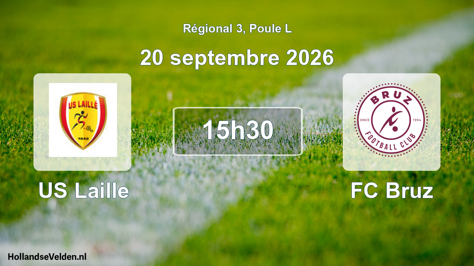 Scheduled Match: US Laille - FC Bruz (20 September 2026)