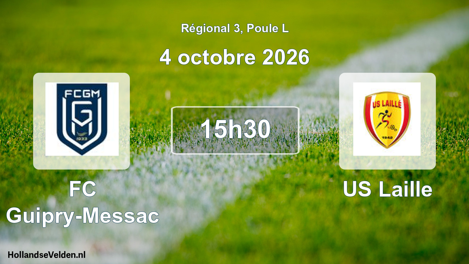 Scheduled Match: FC Guipry-Messac - US Laille (4 October 2026)