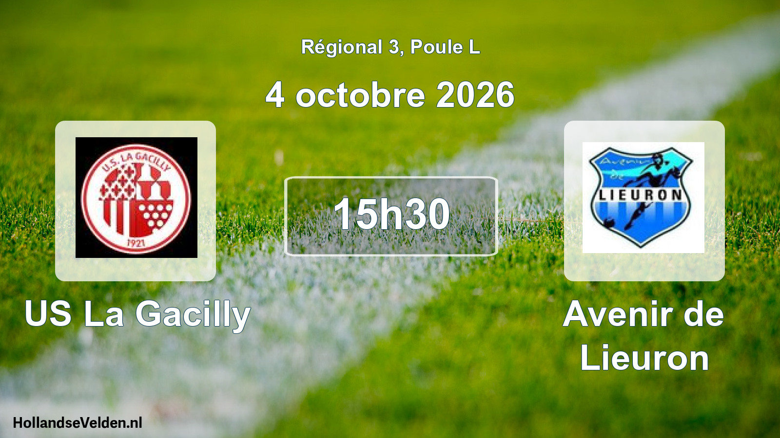 Scheduled Match: US La Gacilly - Avenir de Lieuron (4 October 2026)