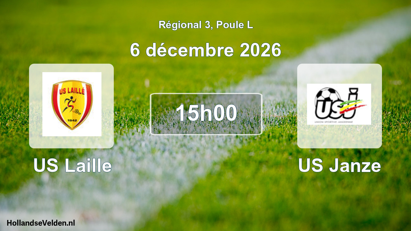 Scheduled Match: US Laille - US Janze (6 December 2026)