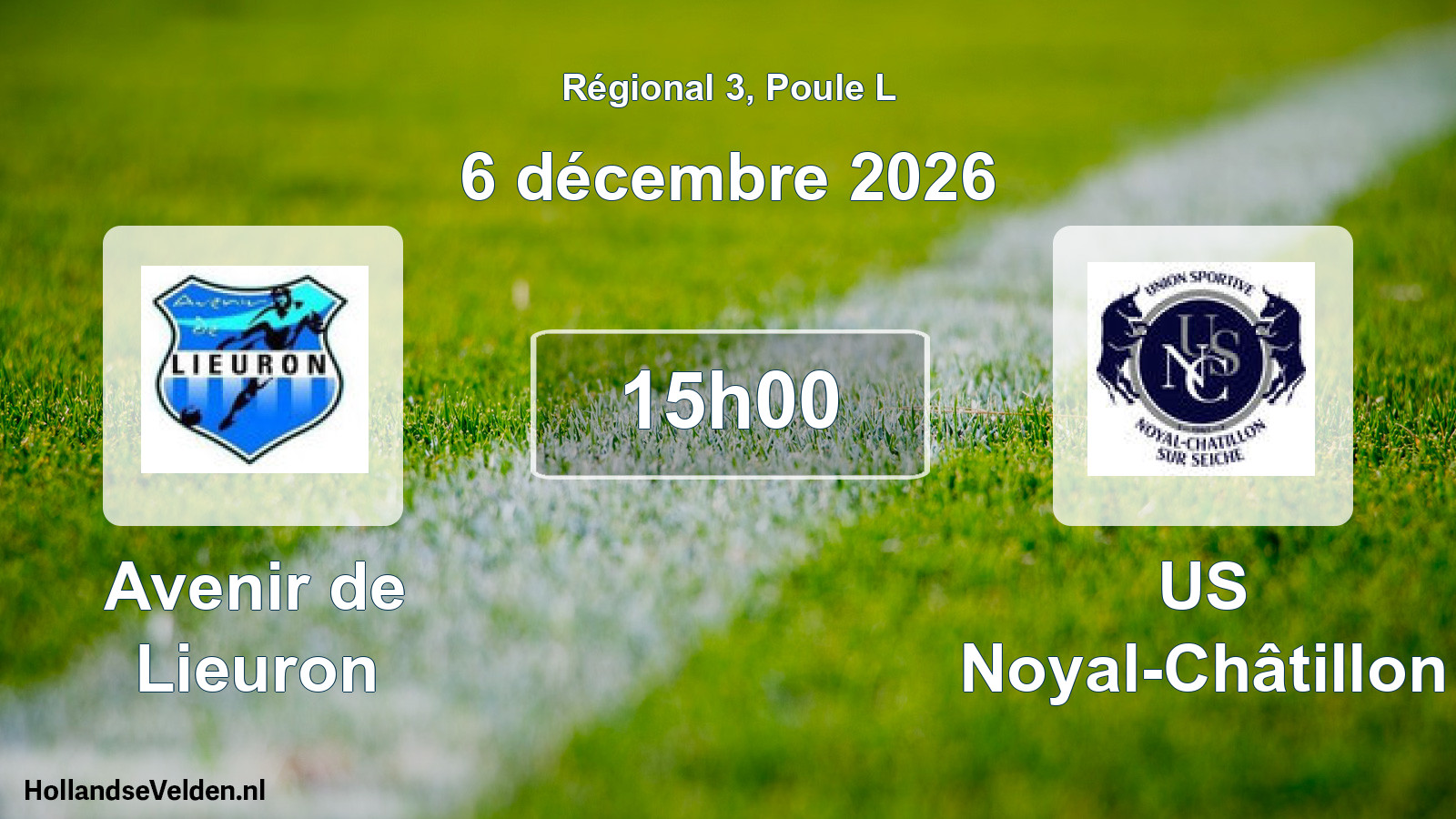 Scheduled Match: Avenir de Lieuron - US Noyal-Châtillon (6 December 2026)