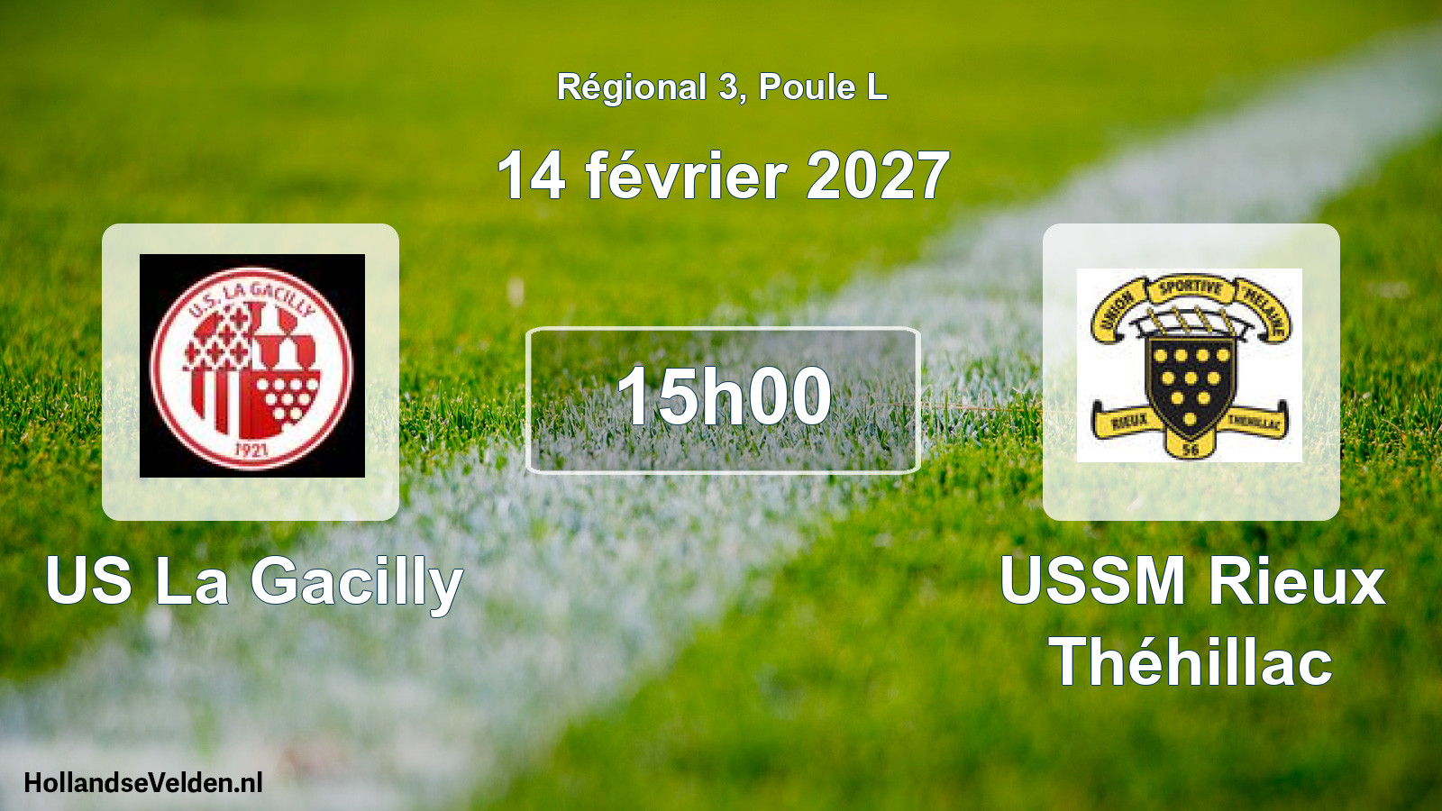 Match programmé: US La Gacilly - USSM Rieux Théhillac (14 février 2027)